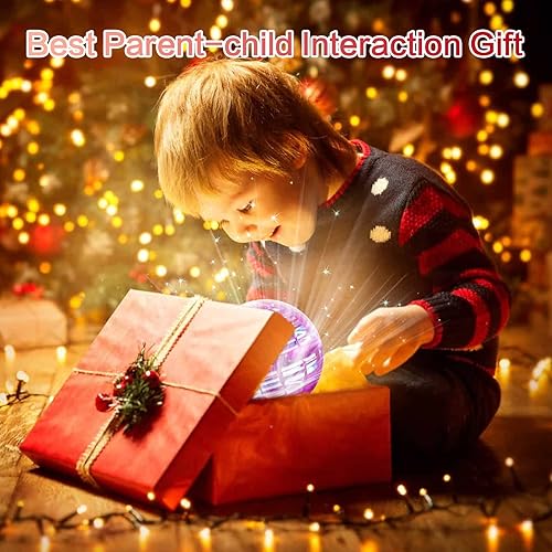 Miniatura 6 de Juguete de bola de orbe volador, juguete mágico de orbe volador mejorado 2023 con luz LED giratoria de 360, pelota espacial voladora Boomerang,