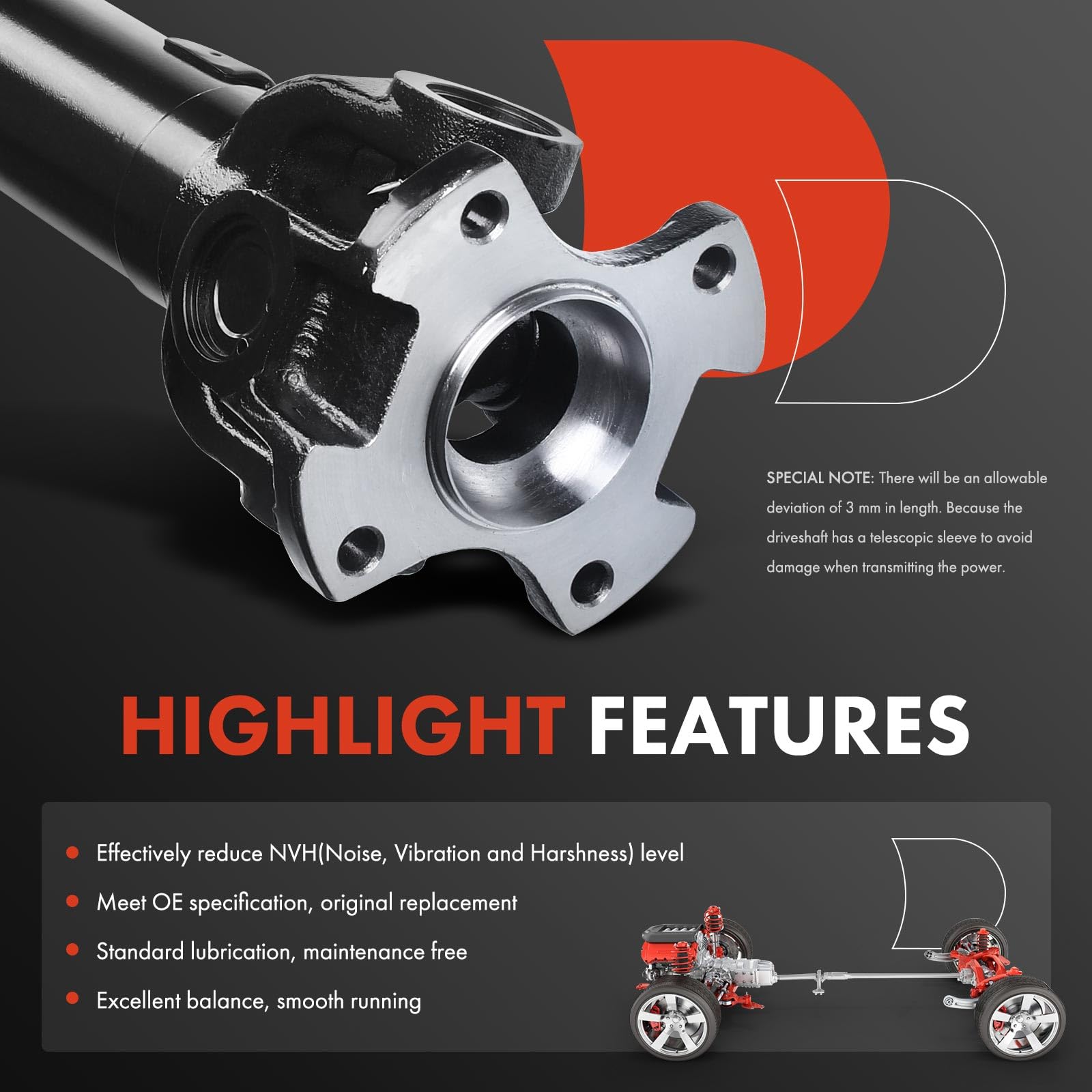 Amazon | A-Premium フロントコンプリートドライブシャフト