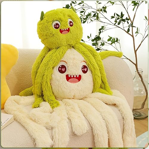 Miniatura 8 de DENTRUN Juguete de peluche de pulpo monstruo, monstruo gigante de pulpo, juguetes Kawaii de juguete a granel para niños, niñas, niños y adultos,