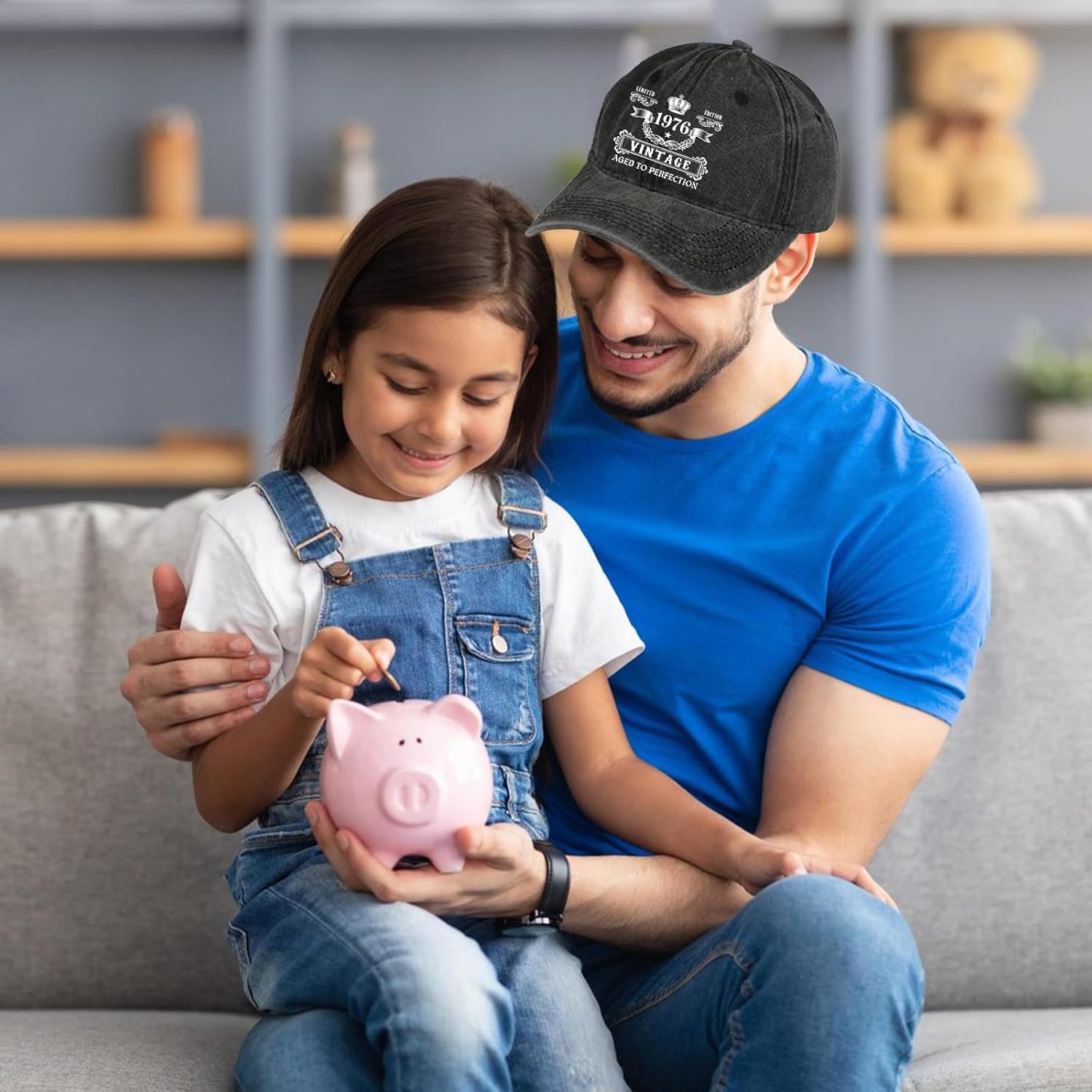 Funny 50th Birthday Gifts for Men Women 1976 Hats Vintage 1976 Baseball Cap for 50 Year Old Woman Man Friend - Image 4