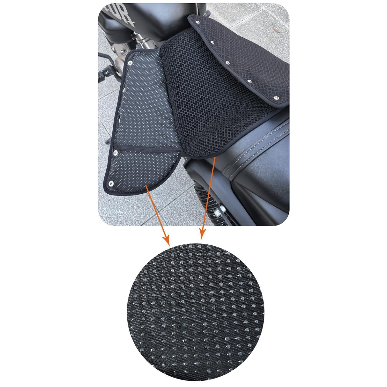 Cuscino ergonomico in gel per sella da moto, coprisella per alleviare la pressione, protezione impermeabile con di fibbia sicura, miglioramento del comfort portatile per uomini, donne