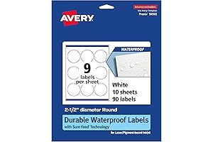 Avery Round Labels with Sure Feed