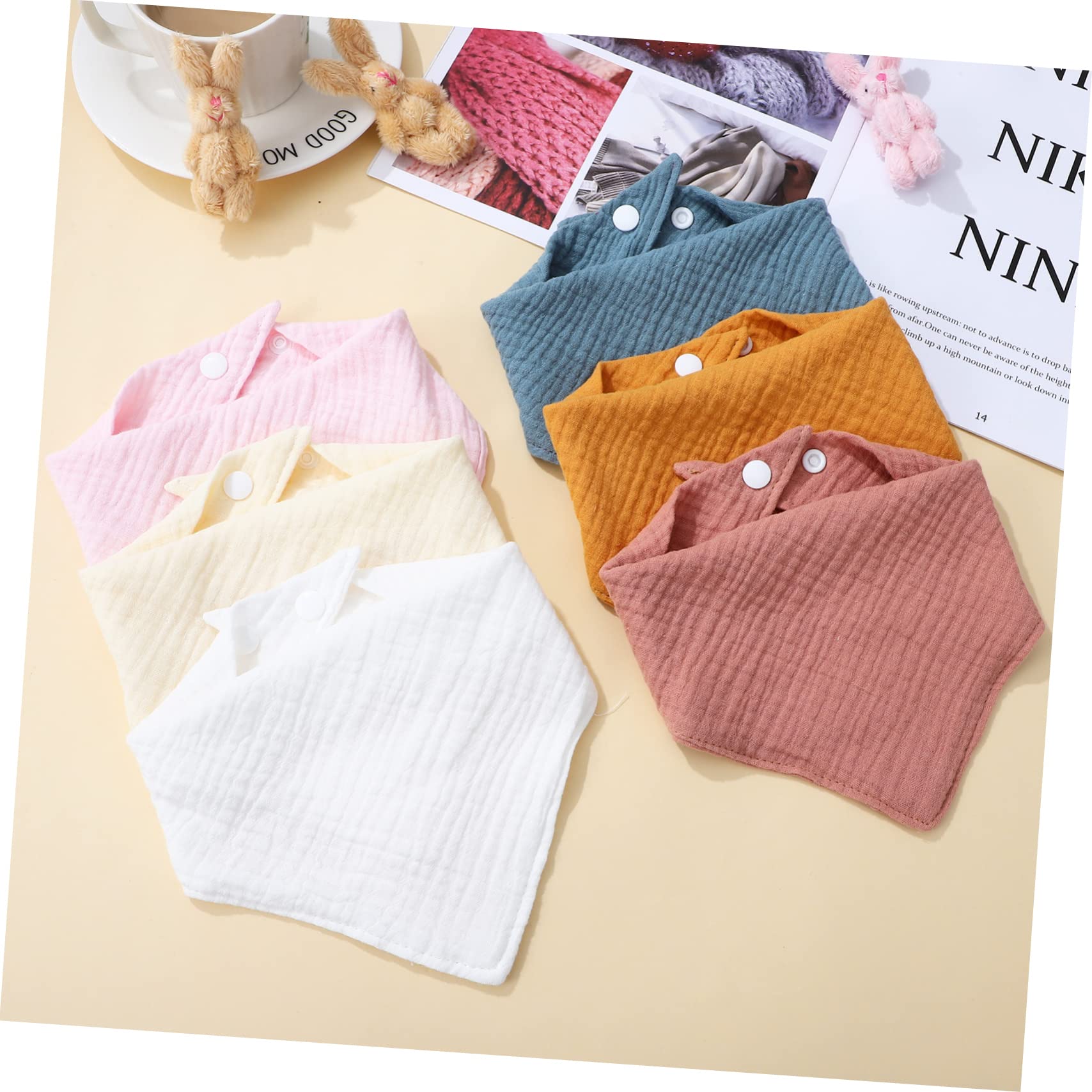 Toyvian 18 Piezas Toalla De Ducha Absorbente Bebé Triangular Fiesta Para Paño Niño Bandanas Algodón Unisex Niñas Babero Infantes Regalos Driblar Pañuelos Infantiles Colores Baberos Baba