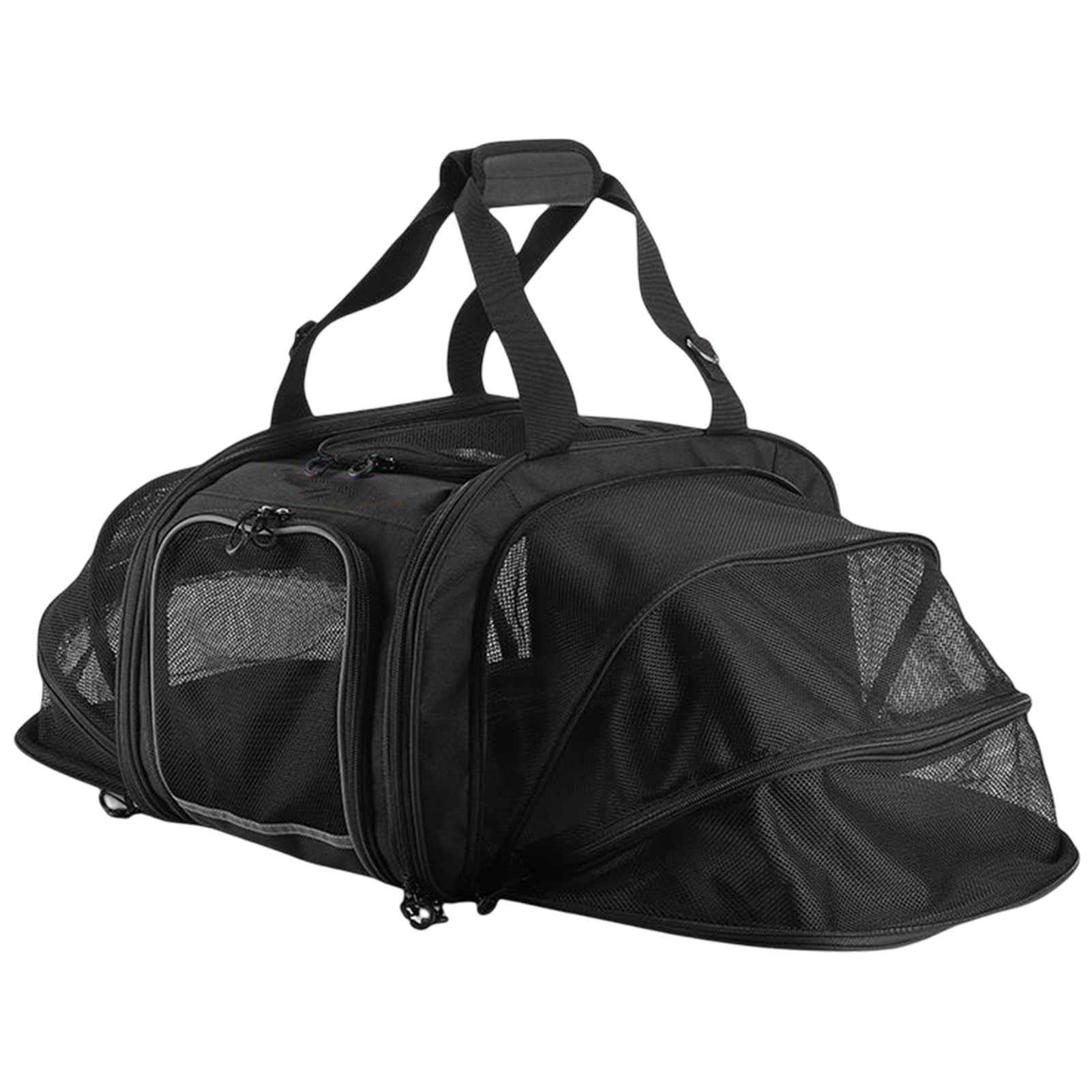 Sac de vélo de voyage pour animaux de compagnie avec poches de rangement