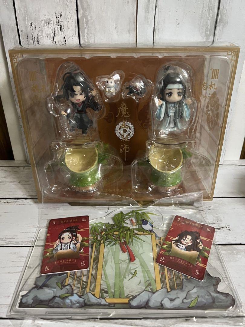 魔道祖師 Q版 藍忘機誕生日記念フィギア 竹バージョン