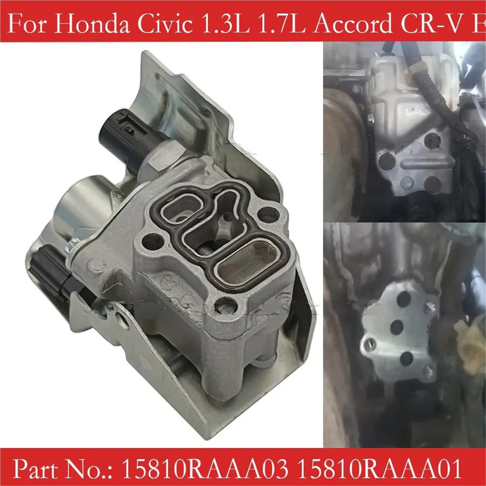 Do Acura RSX RDX RSX Do Accord Do elementu Civic VVT Zawór kontroli oleju VTEC Szpula elektromagnetyczna Zawór EGR samochodu‌ Uniwersalny zawór EGR‌