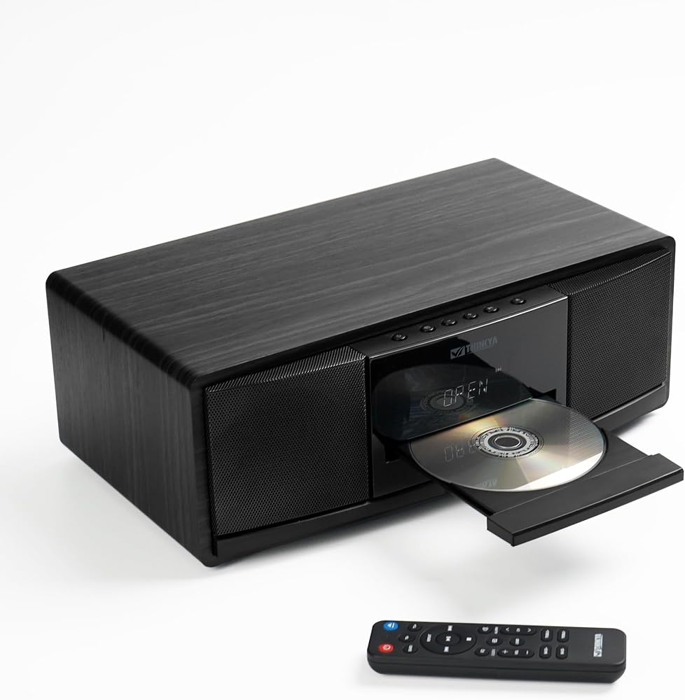 40W RMS CD Player for Home with Speakers, Bluetooth 6.0, FM Radio — 사진 1
