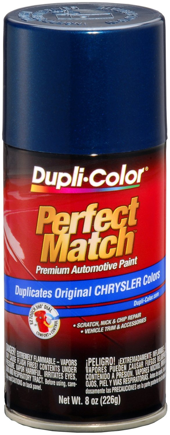 Dupli-Color EBCC04097-6 PK Patriot Blue Metallic Perfect Match Automotive Paint for Chrysler Vehicles - 8 oz. Aerosol, (Case of 6)