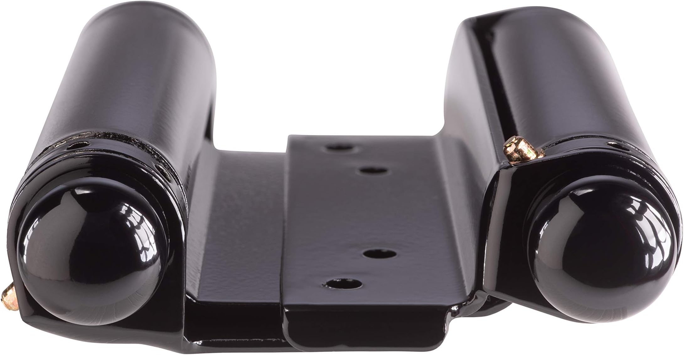 Global Door Controls DH-TAN5004-BK DH-Tan Series Trans Atlantic 4" Double Acting Spring Hinge in Black (Set of 2), 4", 2 Piece