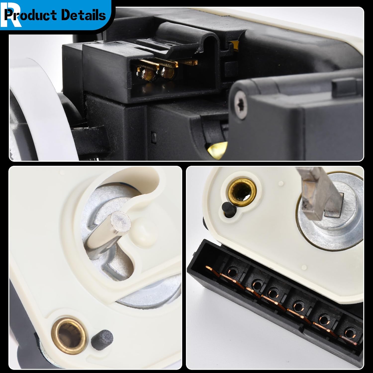 56021346AB Ignition Lock Cylinder Switch Housing Fit for 1997-2002 Dodge Ram 1500 2500 3500 for 1997-1998 Jeep Grand Cherokee for 1997-2000 Dodge Dakota Durango Replace 56021346 US293T US293 1S6468