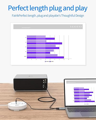 Miniatura 7 de Cable HDMI a USB C 4K60Hz, HDMI 2.0 a UsbC Adaptador de cable de grafeno suave de 6.6 pies, conecta HDMI portátil, PC, PS5, Xbox, Dock de cubierta