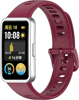 سوار ساعة ذكي سيليكون من Next Store بتصميم رياضي مرن وخفيف الوزن متوافق مع هواوي /هونر باند 10 ، مقاوم للماء والعرق، قابل للتعديل لراحة كاملة أثناء الاستخدام اليومي والتمارين