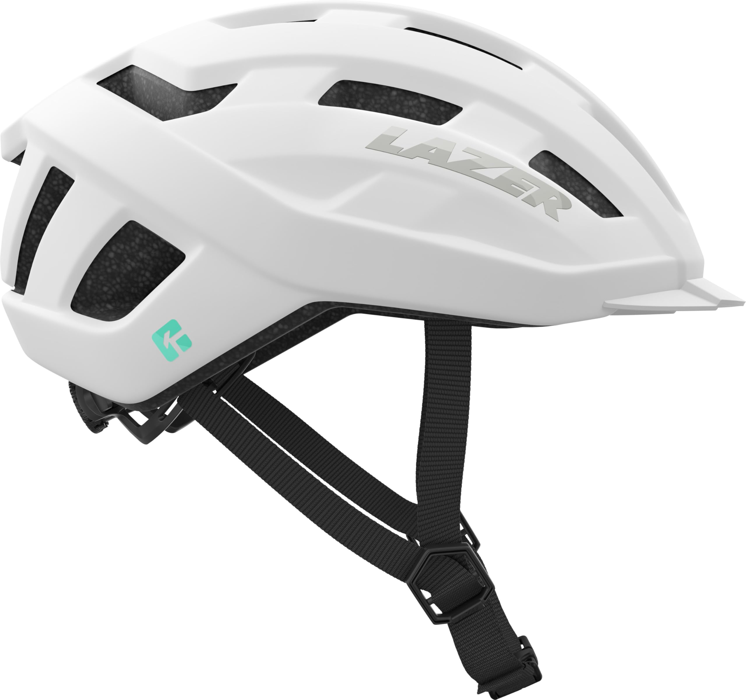 Lazer Unisex Codax KinetiCore Helm, Matte Full White, Unisize 54-61 cm