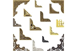 Vintage Antique Bronze Corner Protectors for Books, Scrapbooking and Home Decor