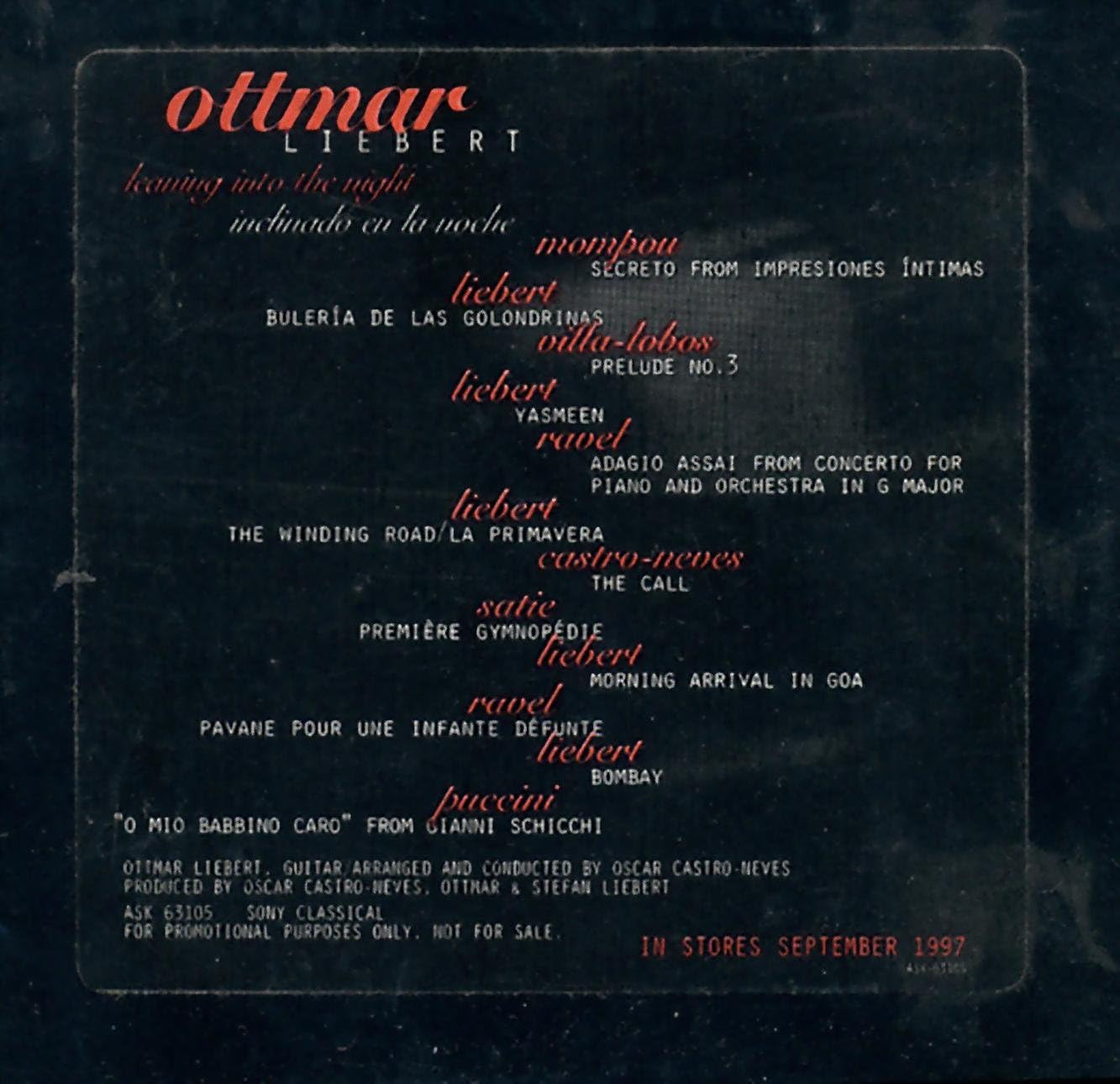 Leaning Into the Night (Compact disc)