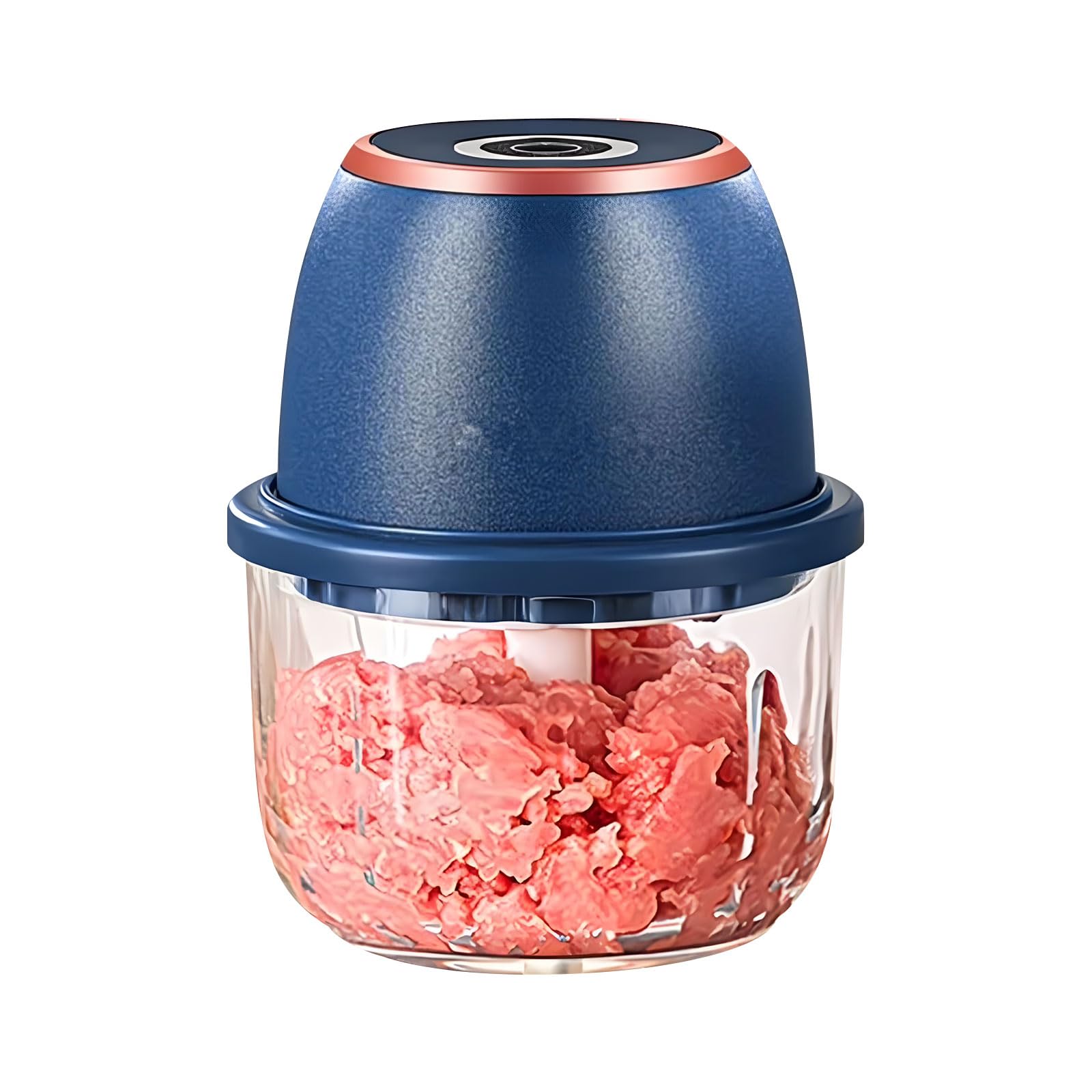 Limtula Rechargeable Garlic Press Machine 350ML Glass Container with Sturdy Components for Various Ingredients Efficient Garlic Disintegrator