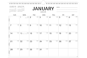 2024 Wall Calendar - Affordable and Practical