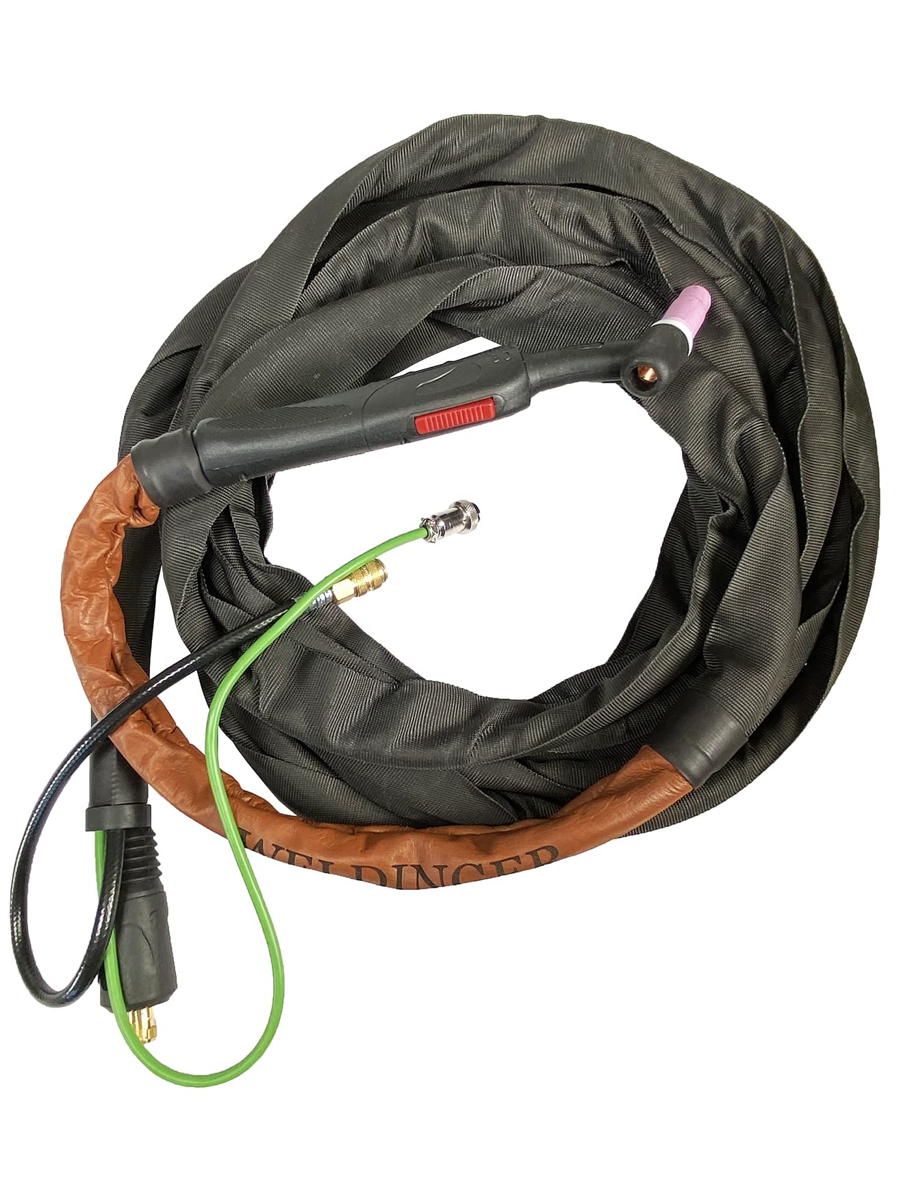 WIG Schlauchpaket WELDINGER LNF 17F FLEX Pro 8m 13mm Stecker 2 Polig NW5 (SPW26