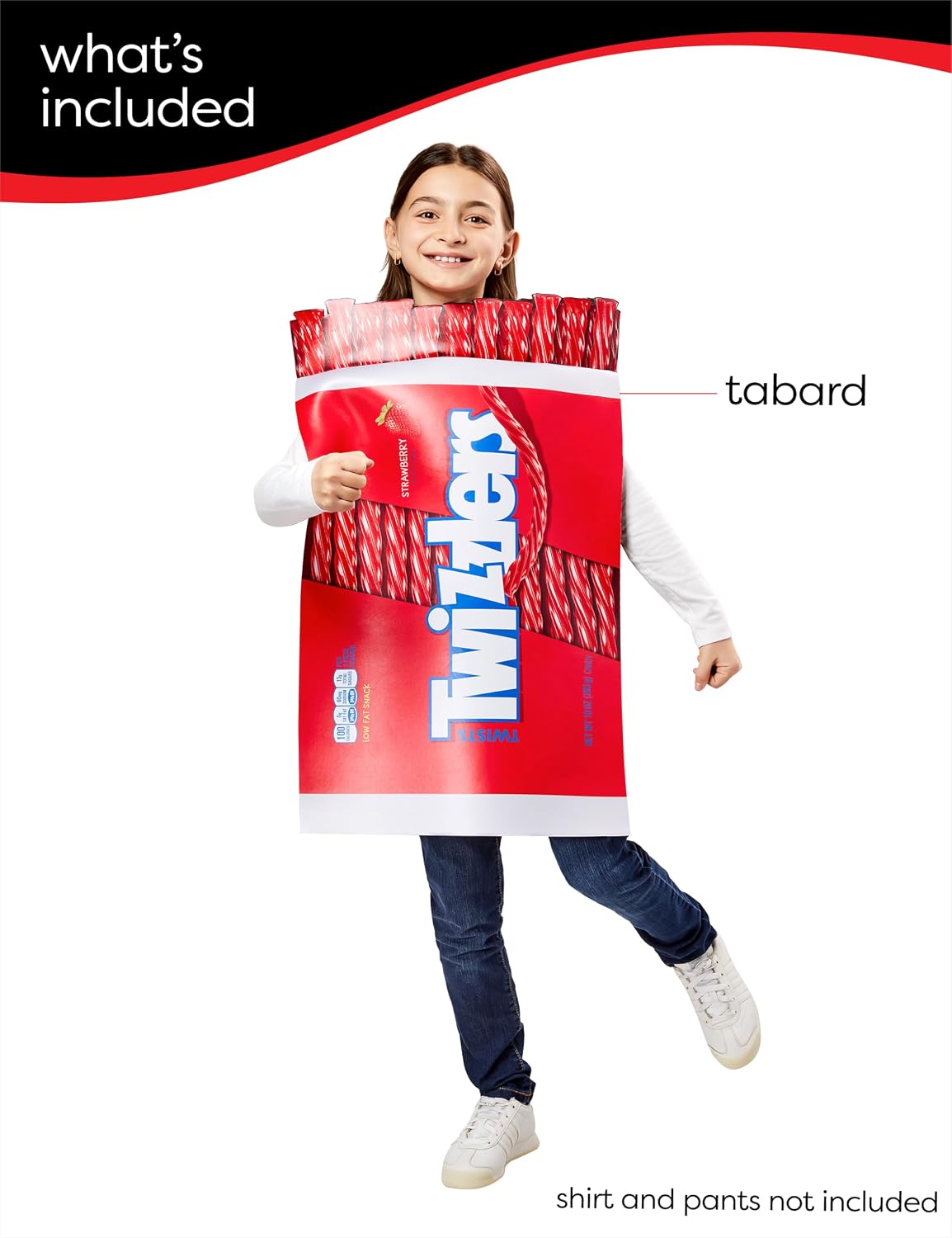 Hershey's: Twizzlers Costume for Kids by Rubies, Unisex One Size