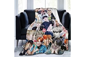 BTS Blanket Jimin: Soft Fleece Throw for Cozy Comfort