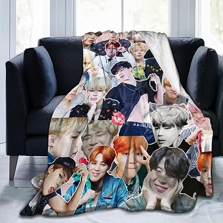 BTS Blanket Jimin: Soft Fleece Throw for Cozy Comfort
