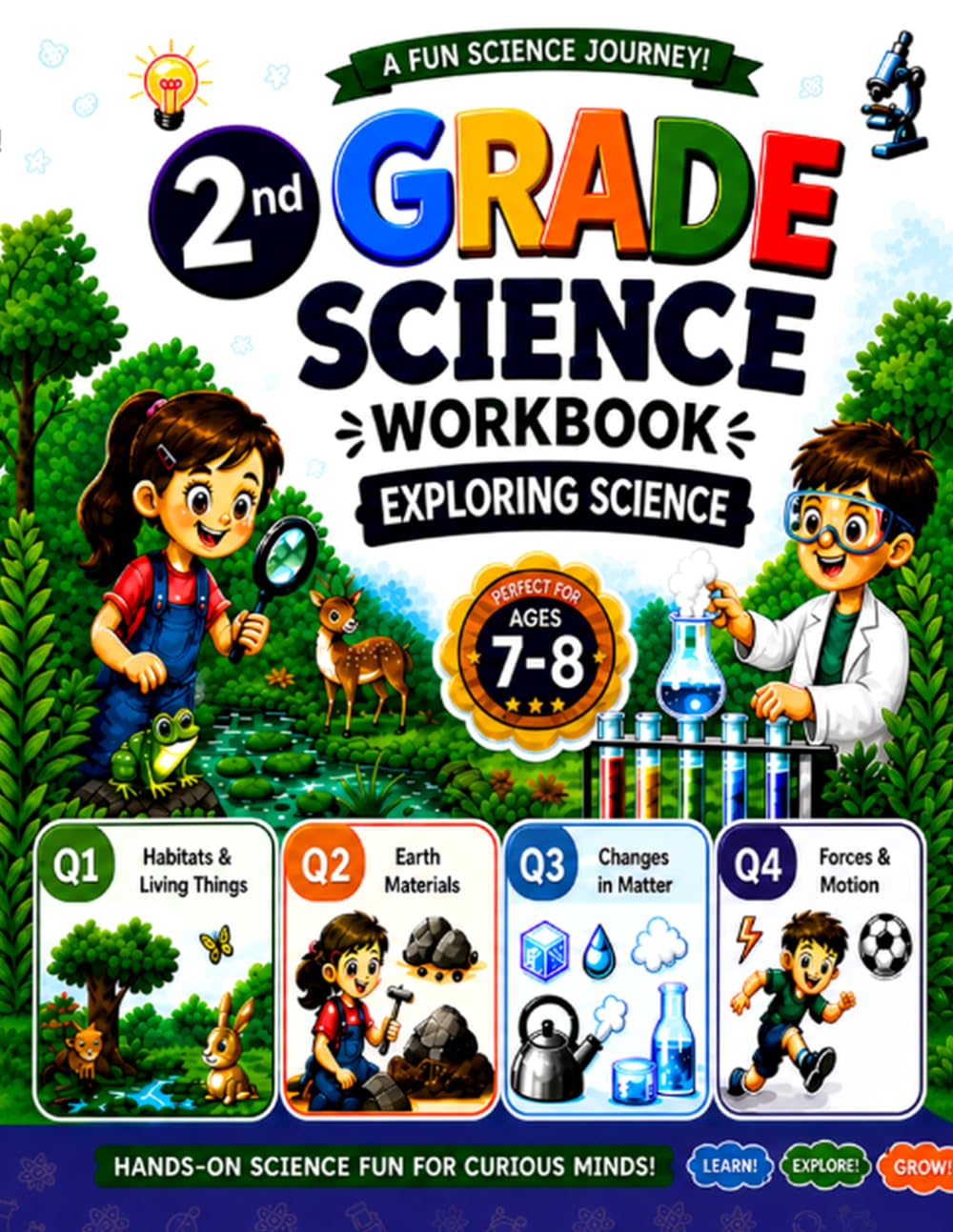 Grade 2 Science Workbook: A Complete NGSS-Aligned Student Workbook with Activities, Assessments, and Answer Keys | First Edition 2026