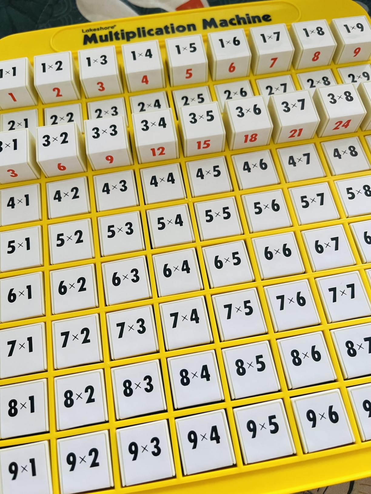 Lakeshore Multiplication Practise Math Machine : Amazon.com.au: Toys ...