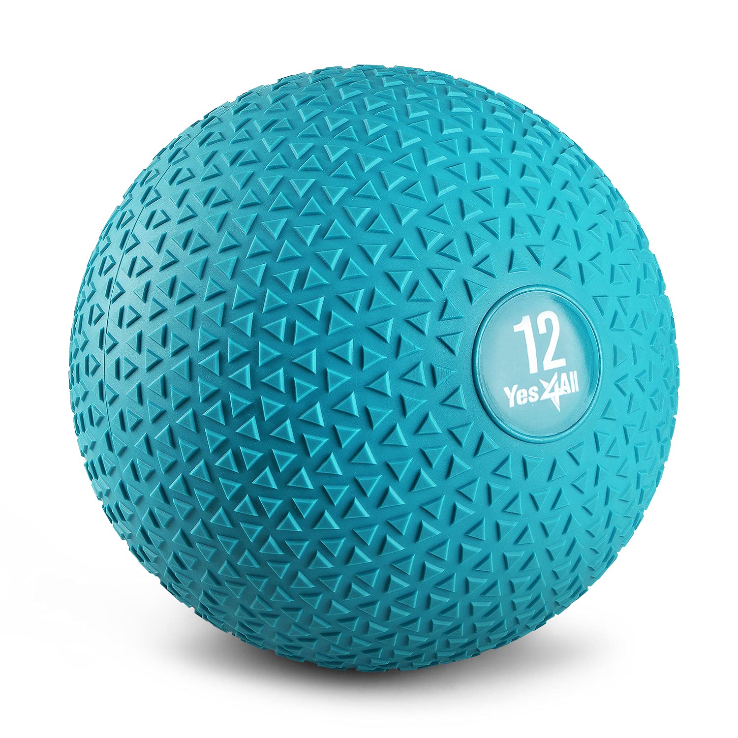 Yes4All Slam Balls Triangle 4KG-5KG/10LB, 6KG-7KG/15LB, 8KG-9KG/20LB, 10KG-11KG/25LB, 14KG/30LB, 18KG/40LB, for Strength Power and Crossfit Workout – Slam Medicine Ball