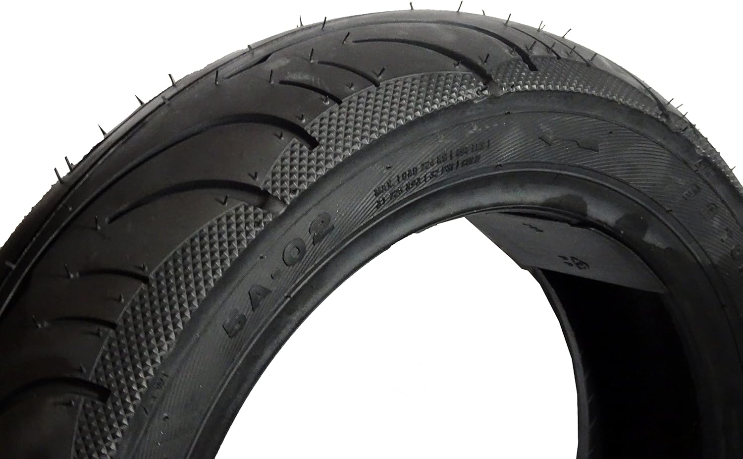 5A02 120/70-12 Scooter Tubeless Tire, 51L, Front/Rear Motorcycle/Moped Tire 12" Rim