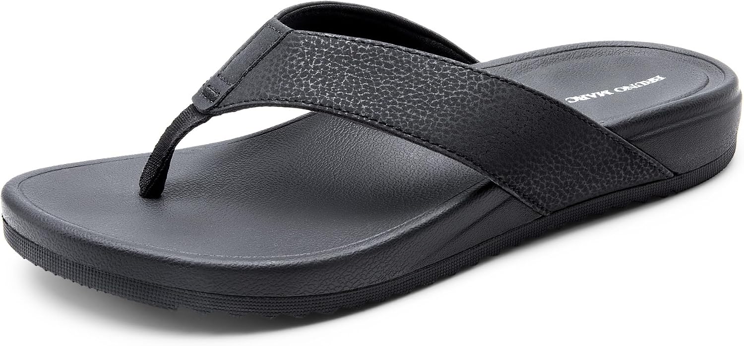 Bruno Marc Men's Flip Flops - Soft Cushion, Arch Support, Slip-Resistant Summer Sandals - View #11