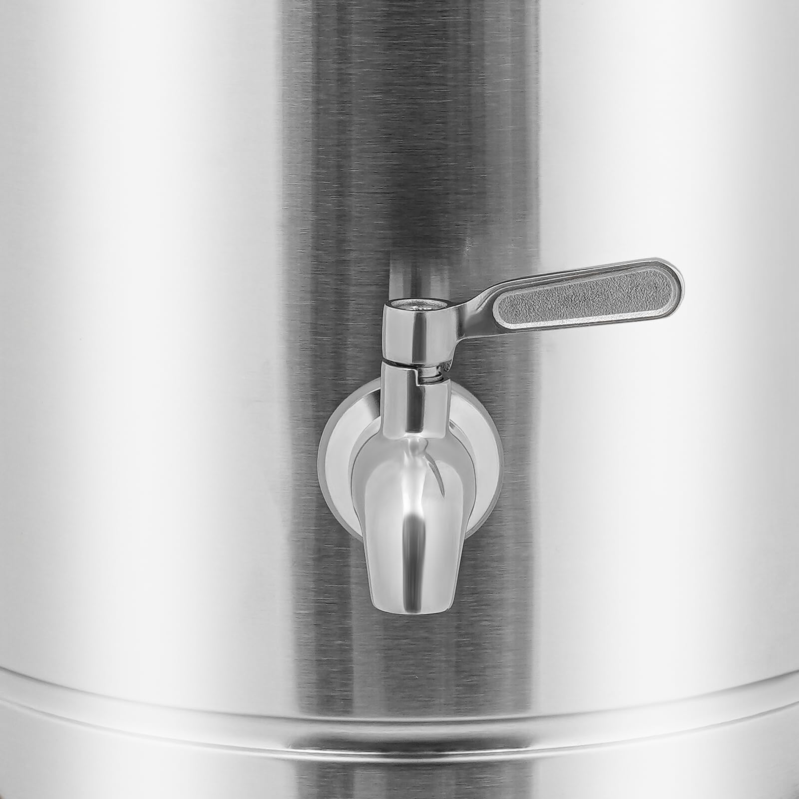 Profesjonalny piec do topienia wosku, 1800 W, 1800 W, ze stali nierdzewnej, regulacja temperatury 30-110°C, do wosku do depilacji, produkcji świec i mydła, srebrny