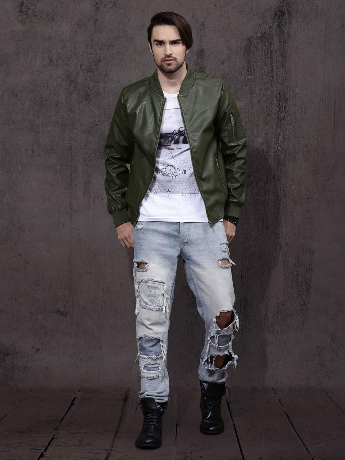 roadster olive green jacket