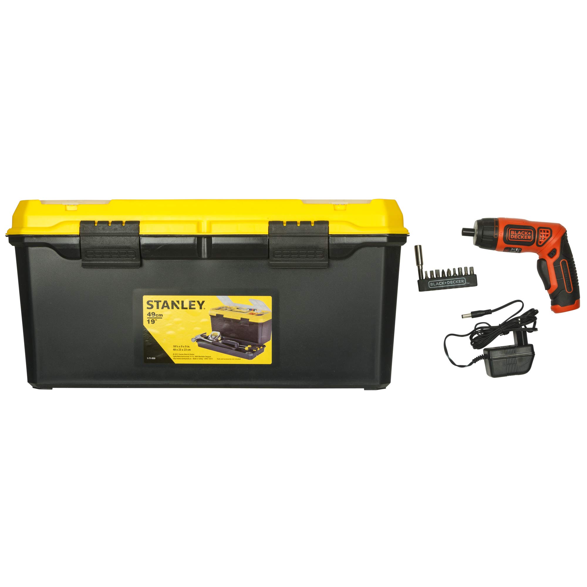 BLACK+DECKER BDCS36F Li-Ion Cordless Screwdriver Kit with 10 Screwdriver Bits, 3.6 volts, 7 Torque P