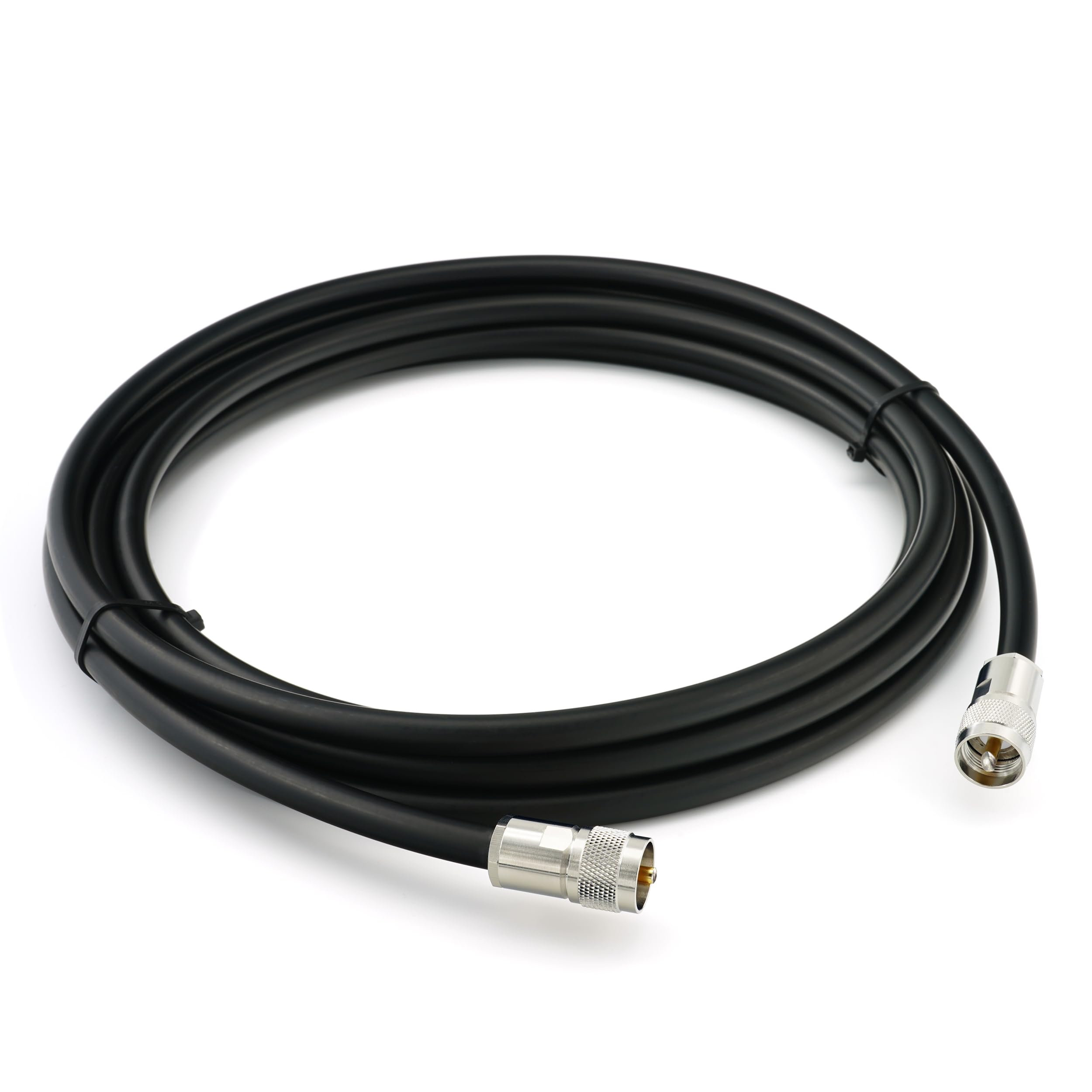 30m PL259 Cavo coassiale UHF a bassissima perdita – prolunga 30 metri da esterno 8D-FB Ø11,1mm – Resistente alle intemperie – per HAM cavo antenna CB radio analizzatore misuratore SWR VHF