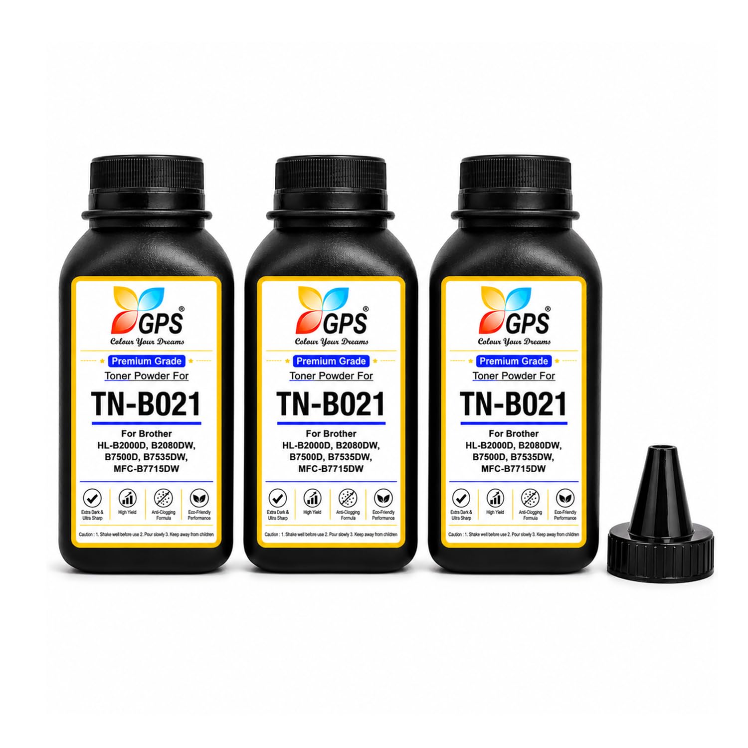 GPS Colour Your Dreams TN B021 for Brother TN-B021 Toner Powder Compatible for Brother HL-B2000D, B2080DW, DCP-B7500D, B7535DW, MFC-B7715DW-picture-23
