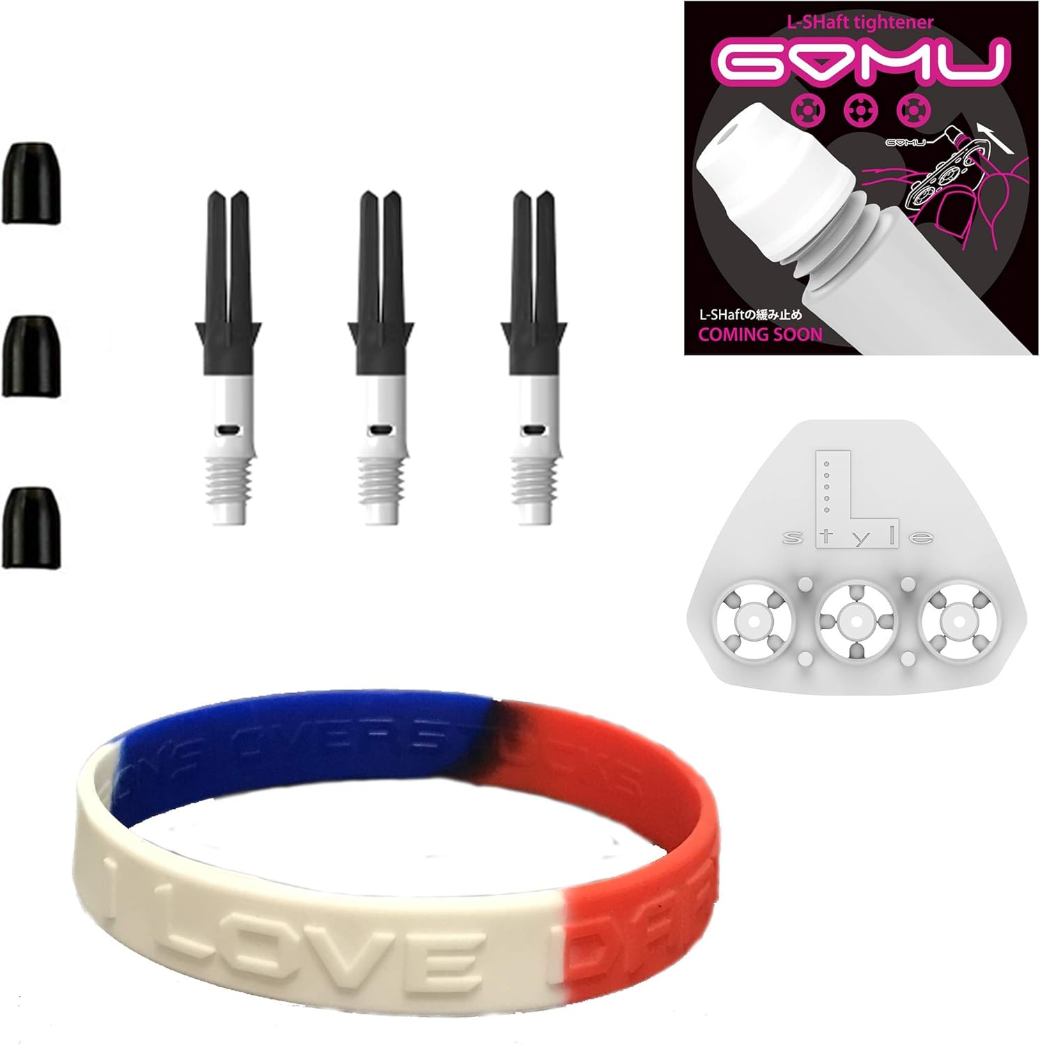 Lstyle LShaft Spinning Carbon White Extra Short 130 Dart Shafts 2ba