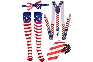 Stylish 4th of July Patriotic Costume Accessory Set