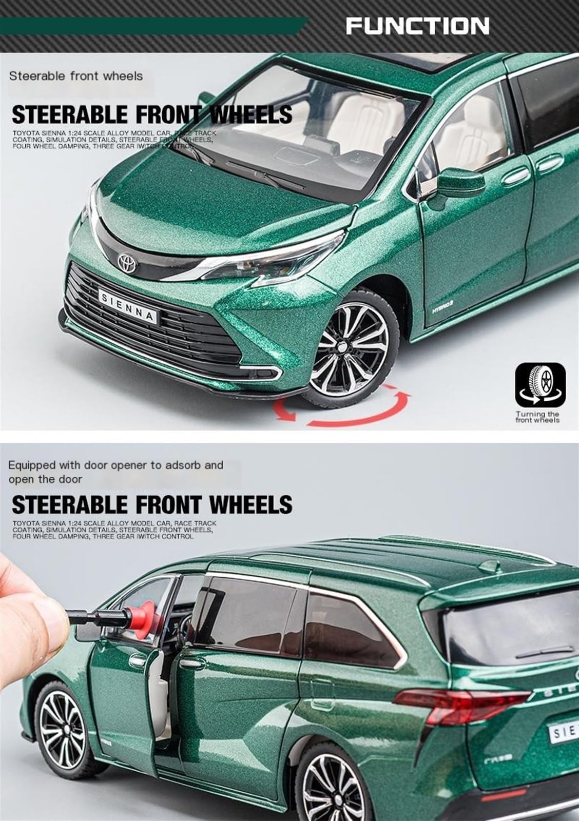 Amazon.co.jp: ミニカー スケールモデルカー 1/24 に適合 トヨタ