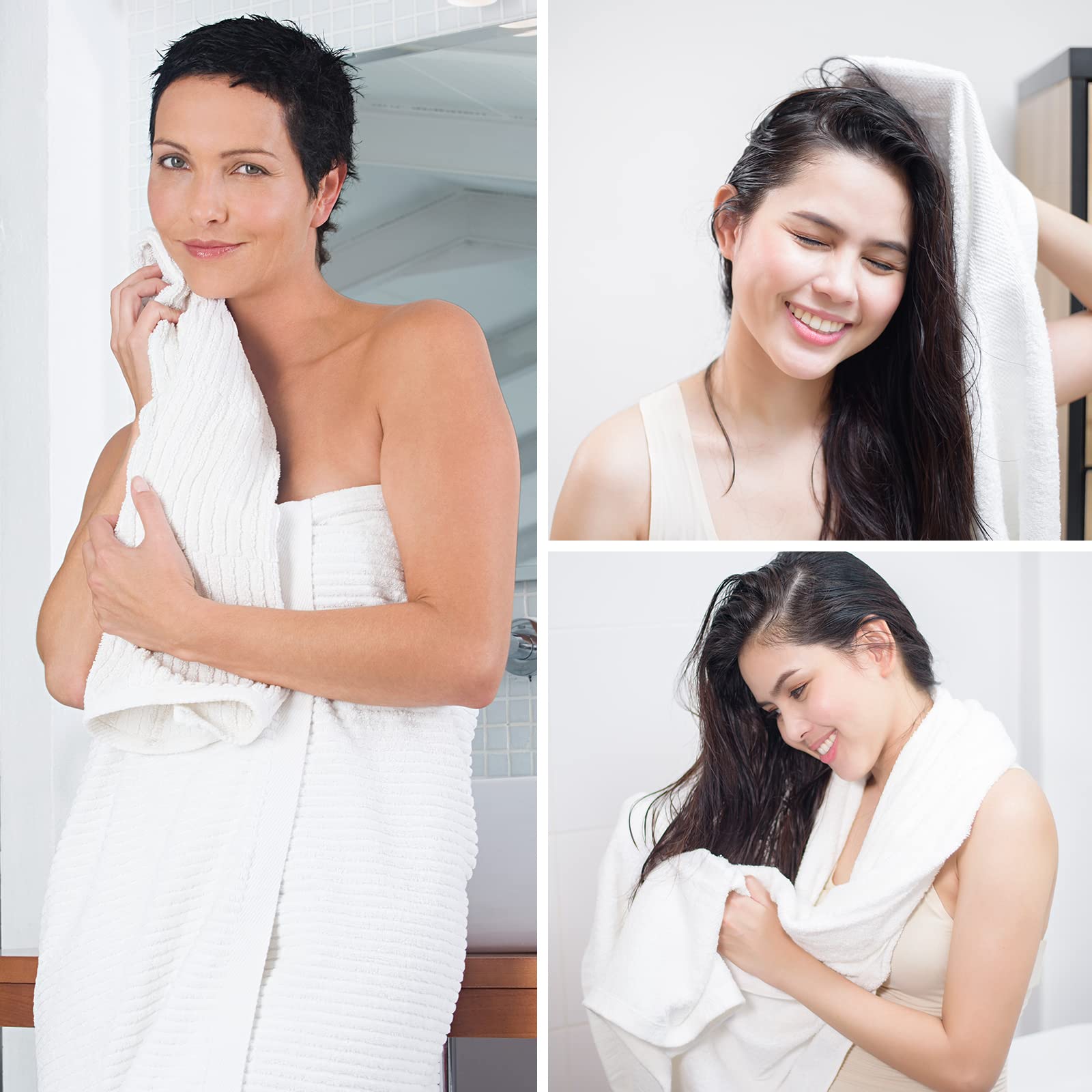 Serviette de Bain Jetable 25pcs, 70 x 140cm Serviette Épaissie Jetable en Tissu Non Tissé pour Voyage, Hôtel, Camping, Salon de Beauté, Spa (70 x 140cm)
