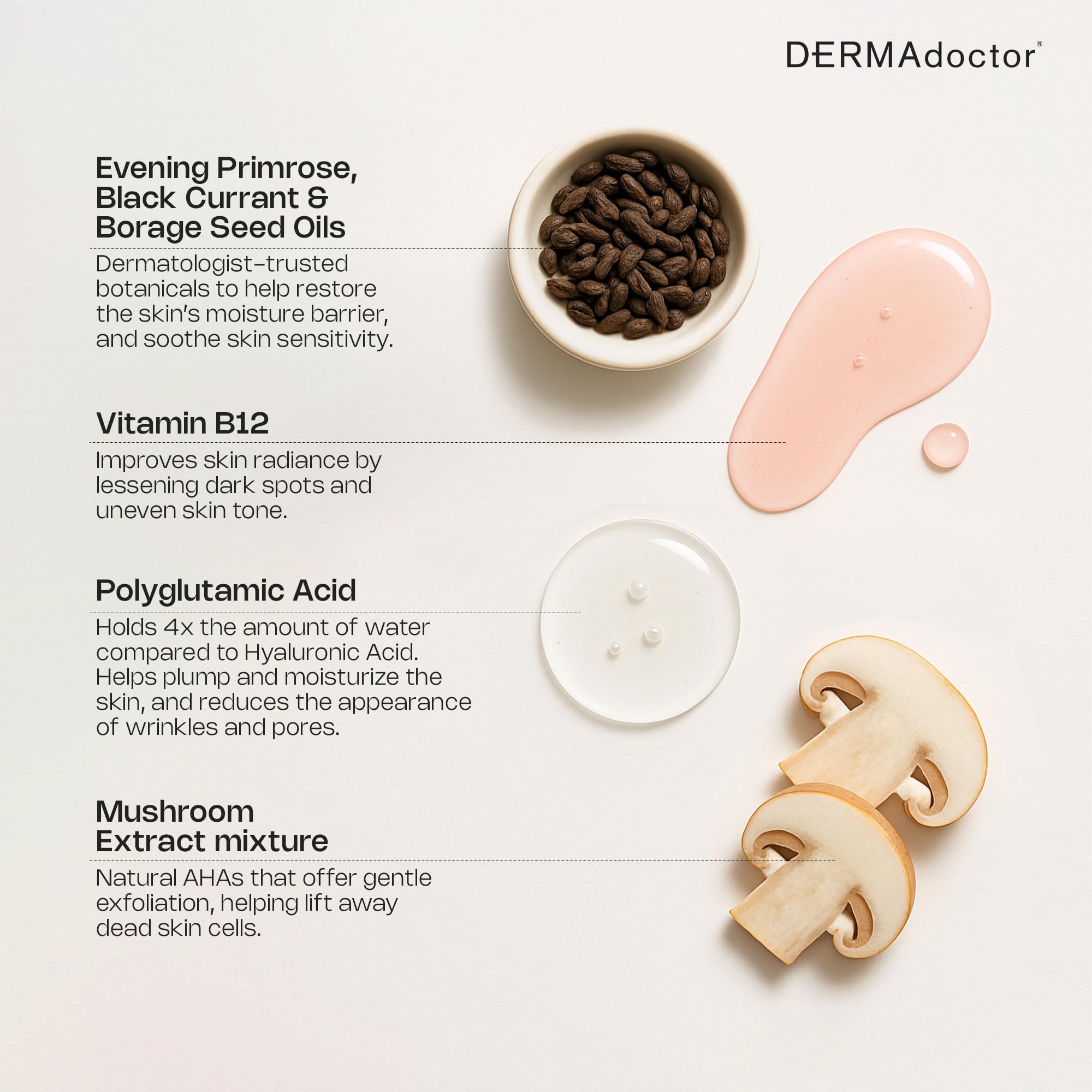 DERMAdoctor Cool + Corrected Bakuchiol Siero Alternativa al Retinolo per Pelle Secca, Sensibile, Rosacea o Soggetta a Eczema (30 ml)