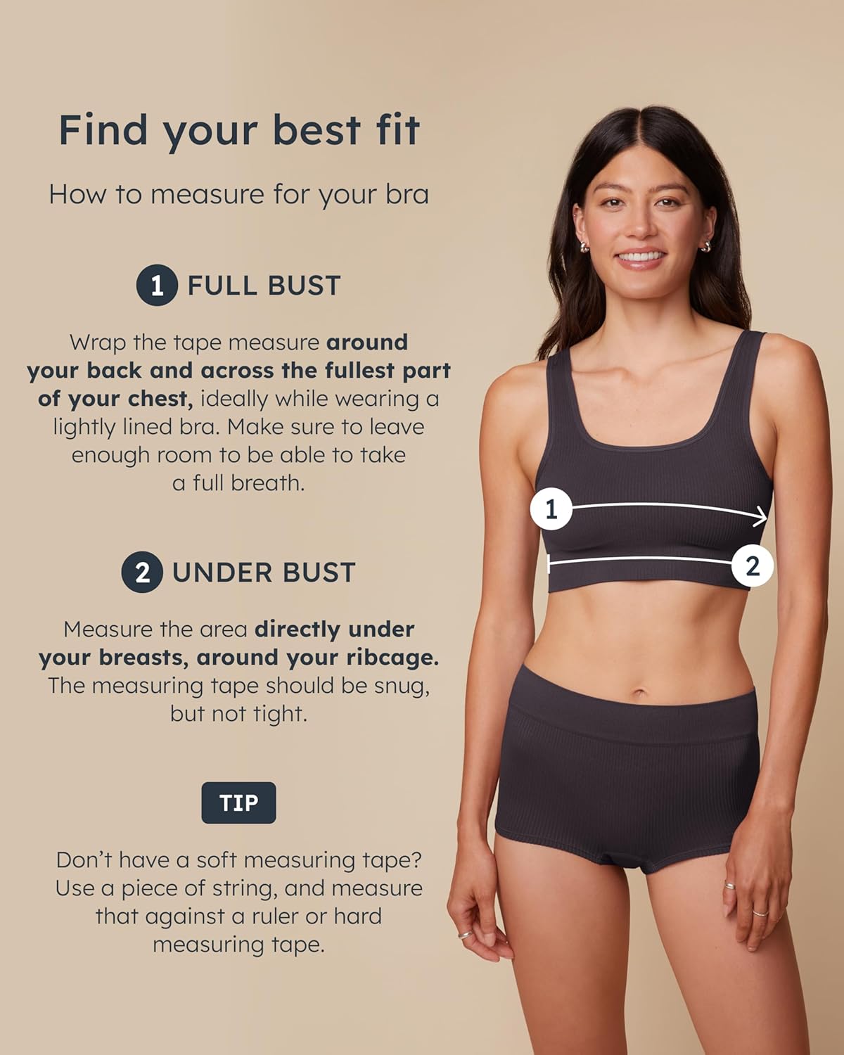 Harper Wilde Lounge Rib Scoop Bralette - Lightweight, Wireless Bra for Women - Image 6