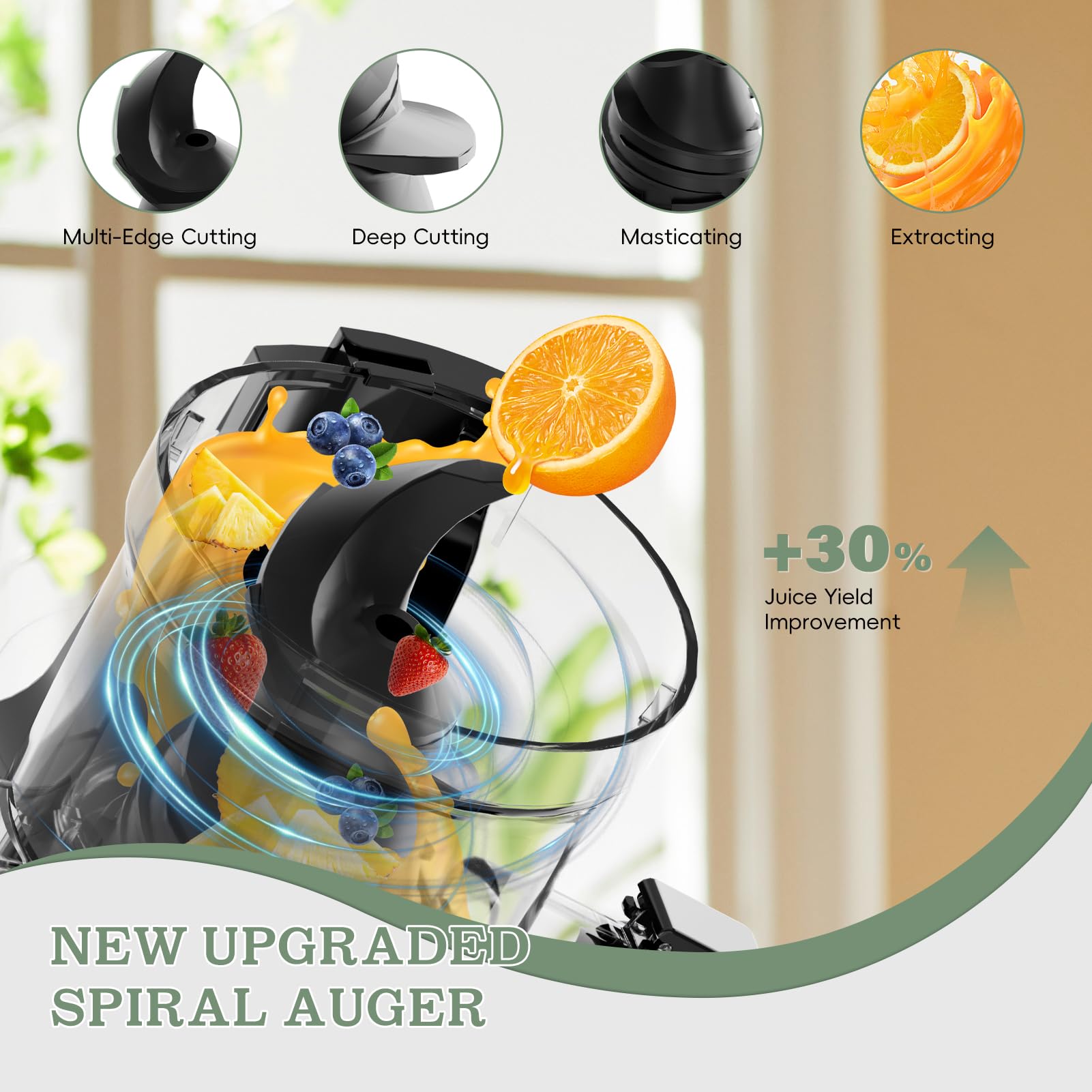 Whall Cold Press Juicer Machine with - Product Features