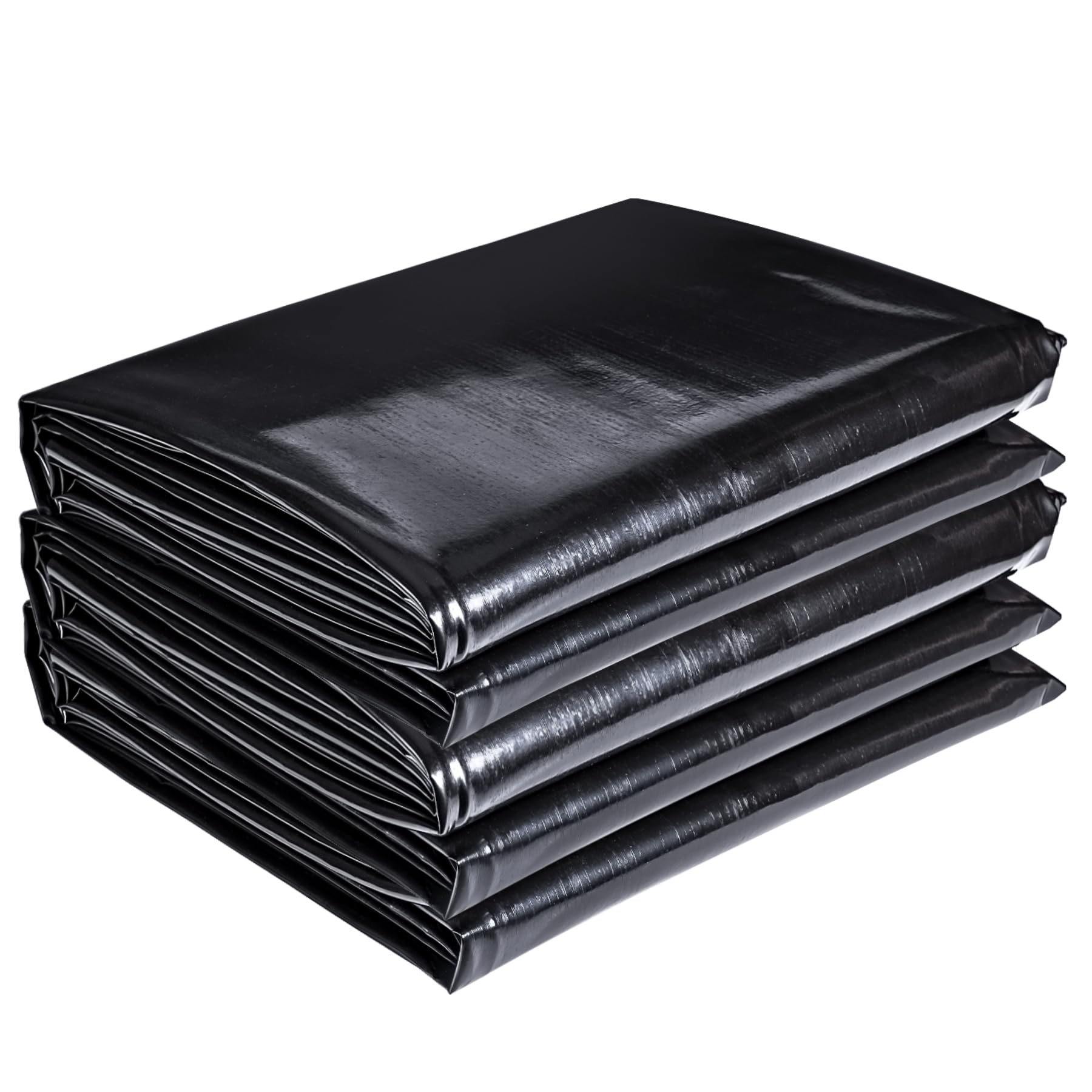 ToLanbbt Pond Liner 20 x 30 Ft HDPE Pond Liners, 20 Mil UV Resistant Preformed Pond Liner Easy Cutting, Pond Liner for Natural Looking Ponds,