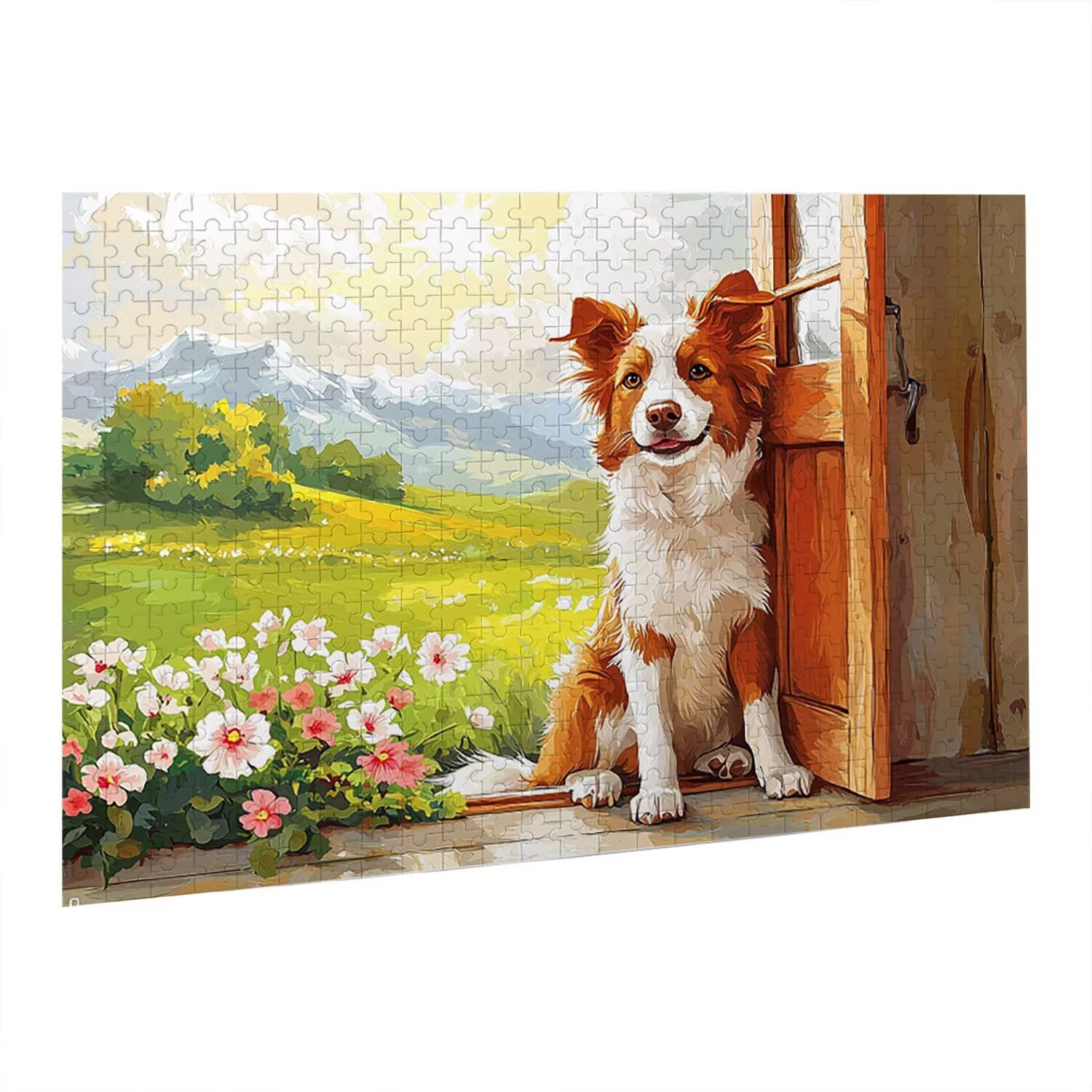 Jigsaw Puzzle, 2000 Pezzi Puzzle Classici, Vista Puzzle Rilassamento Intelligence, Mpossibile Difficile Puzzle Impegnativo per Adulti Puzzle Gioco Familiare, Regalo per Amore Amico Cane fr0-1060