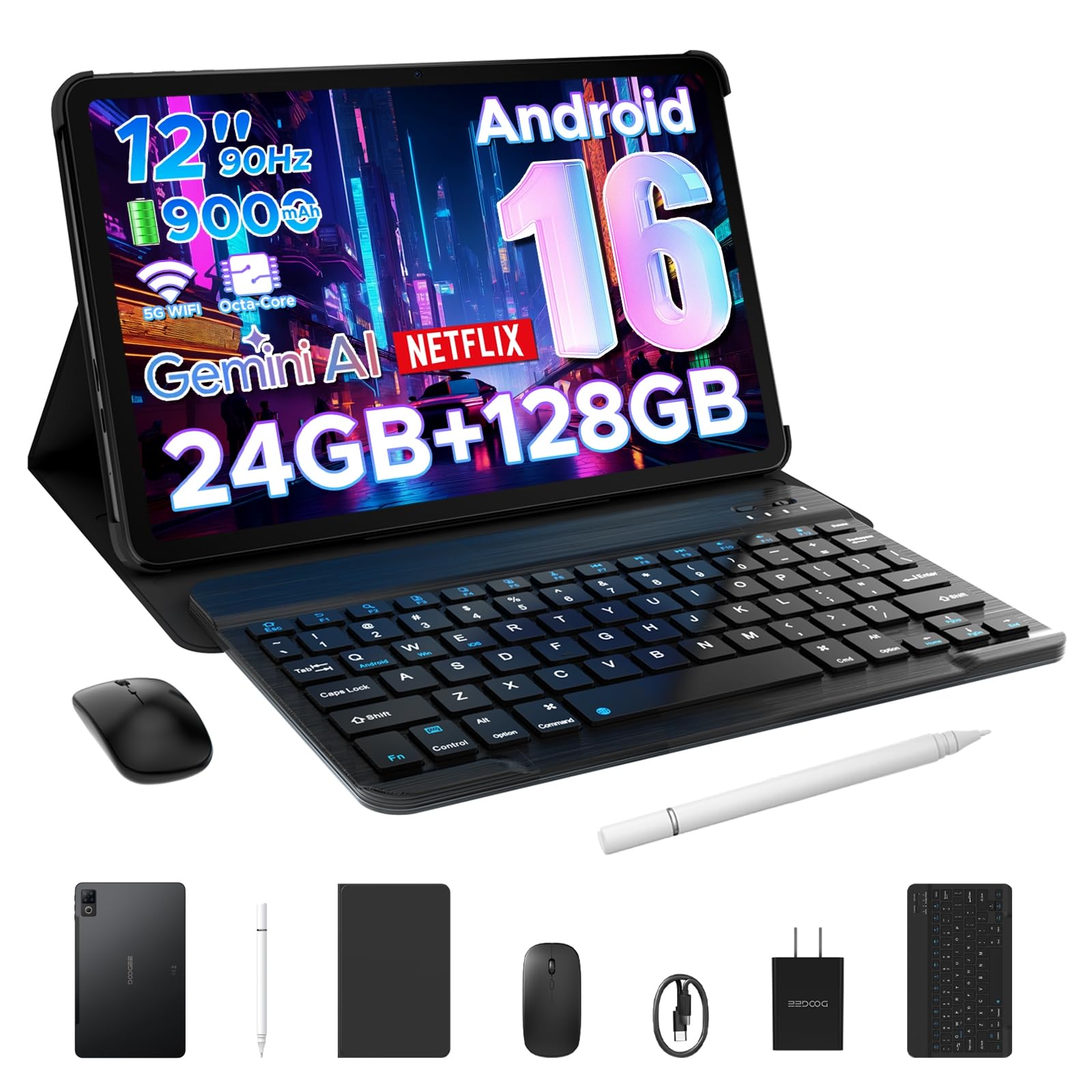 【新品】Android16タブレット12インチ24GB+128GB+2TB拡張 Amazon.co.jp: 【Android 16 タブレット 12インチ初登場】 DOOGEE U12