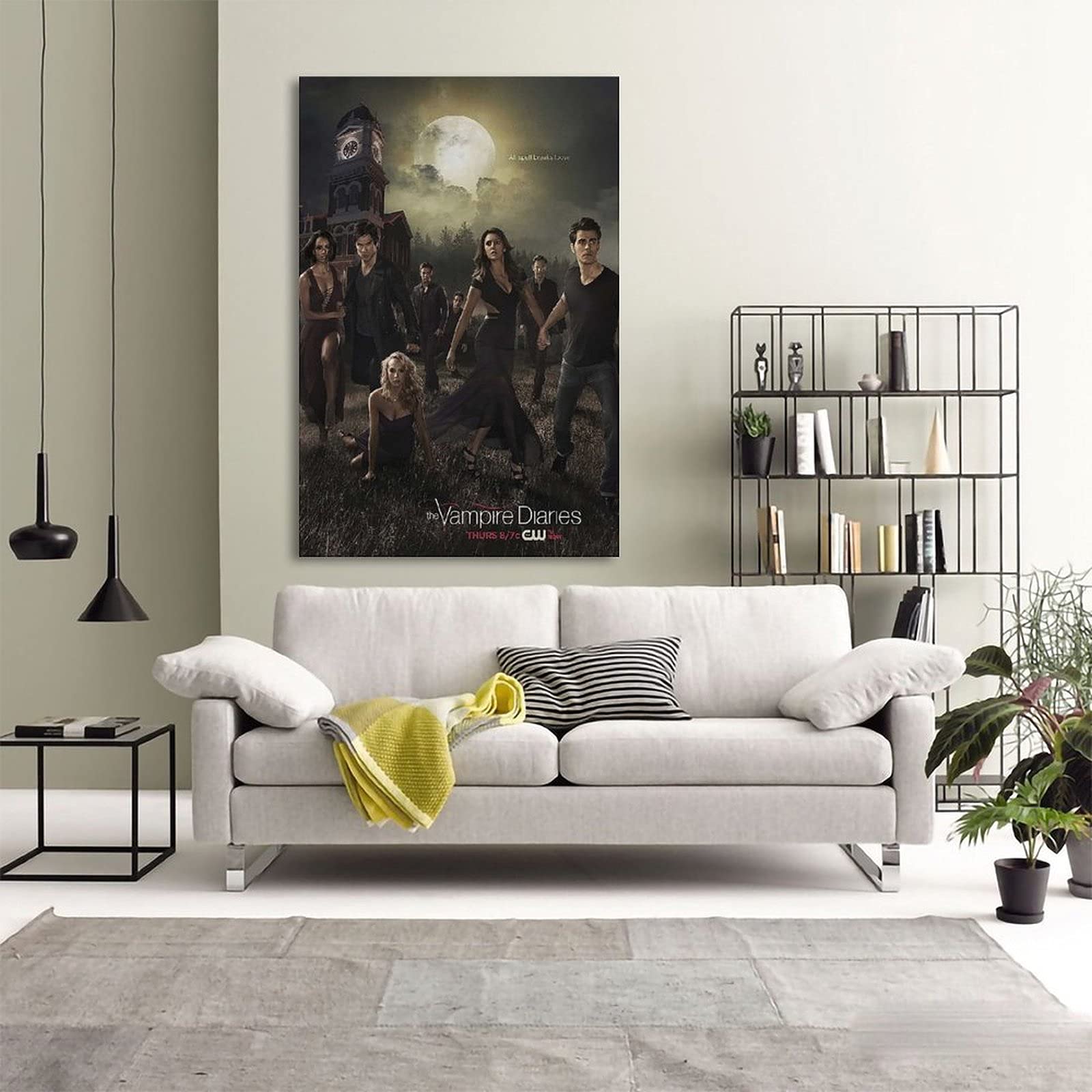 The Vampire Diaries Leinwand Bild 60x90cm - Wanddekoration