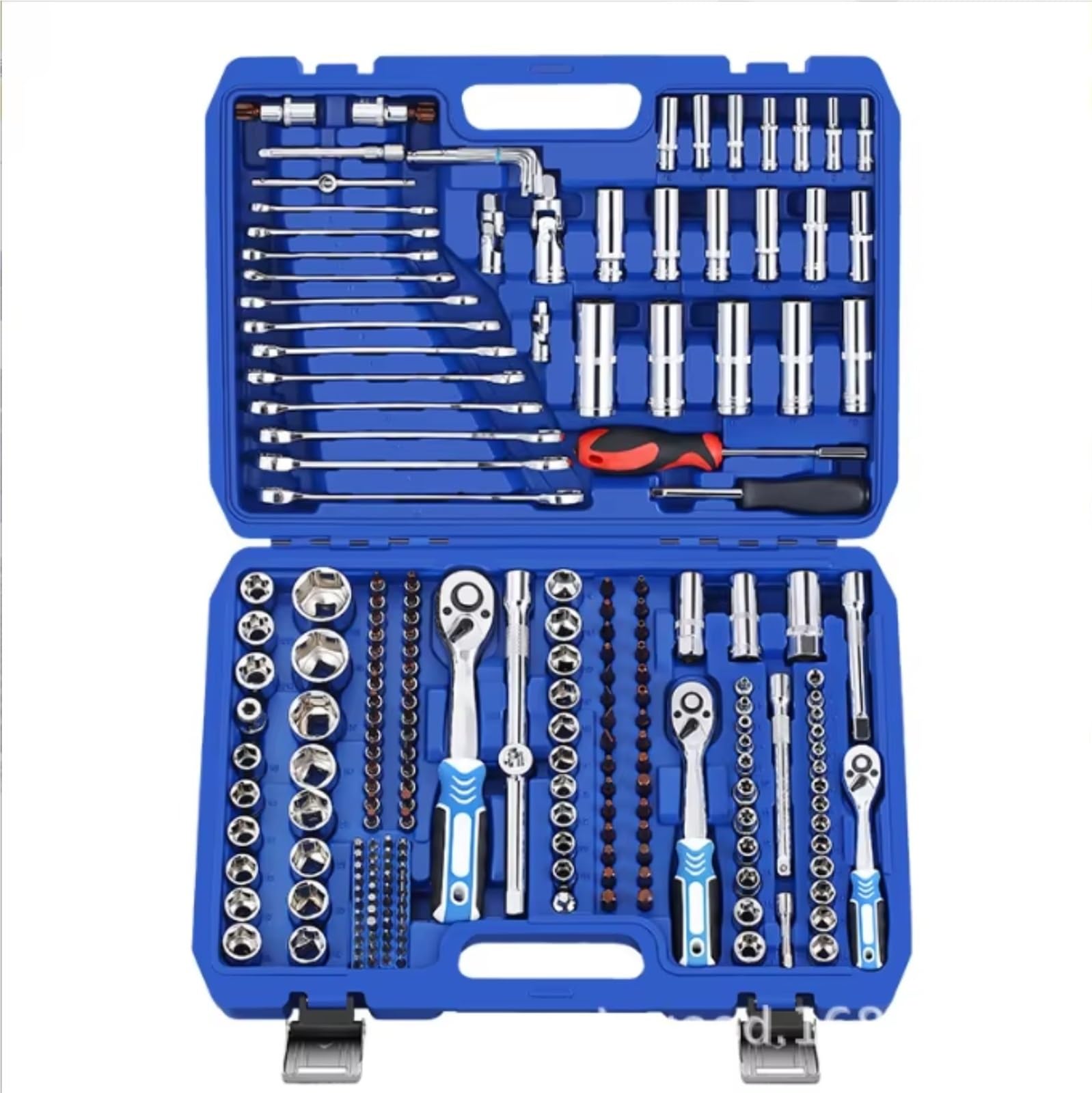 Set attrezzi da officina 44 Pezzi 1/2 "Kit Strumenti Manutenzione Automatica Kit Riparazione Auto Multifunzione Strumenti Riparazione Kit Di Strumenti Per La Casa Con Utensili Manuali