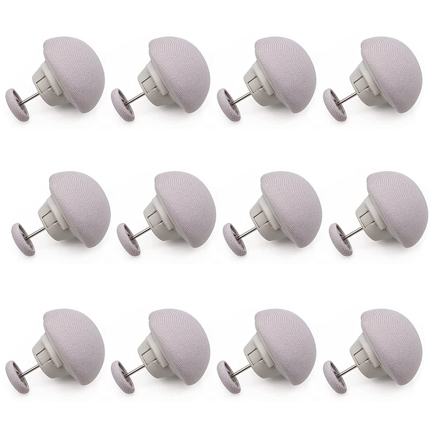 WINDKART Mushroom Shape Duvet Clips for Comforters, Duvet Clips Fasteners, Anti-Slip Quilt Fixator Set, Non-Slip Unbreakable Quilt Holder, Rust Proof Holding Clips (Blue, Pink, Grey, Any Colour, 12)-image-16