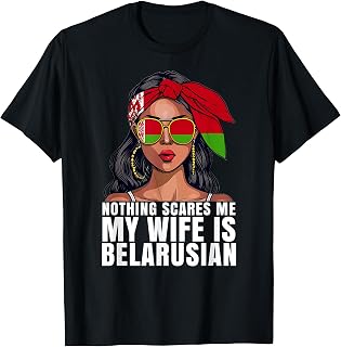 Belarusian Flag Wedding Anniversary Engagement Belarus T-Shirt