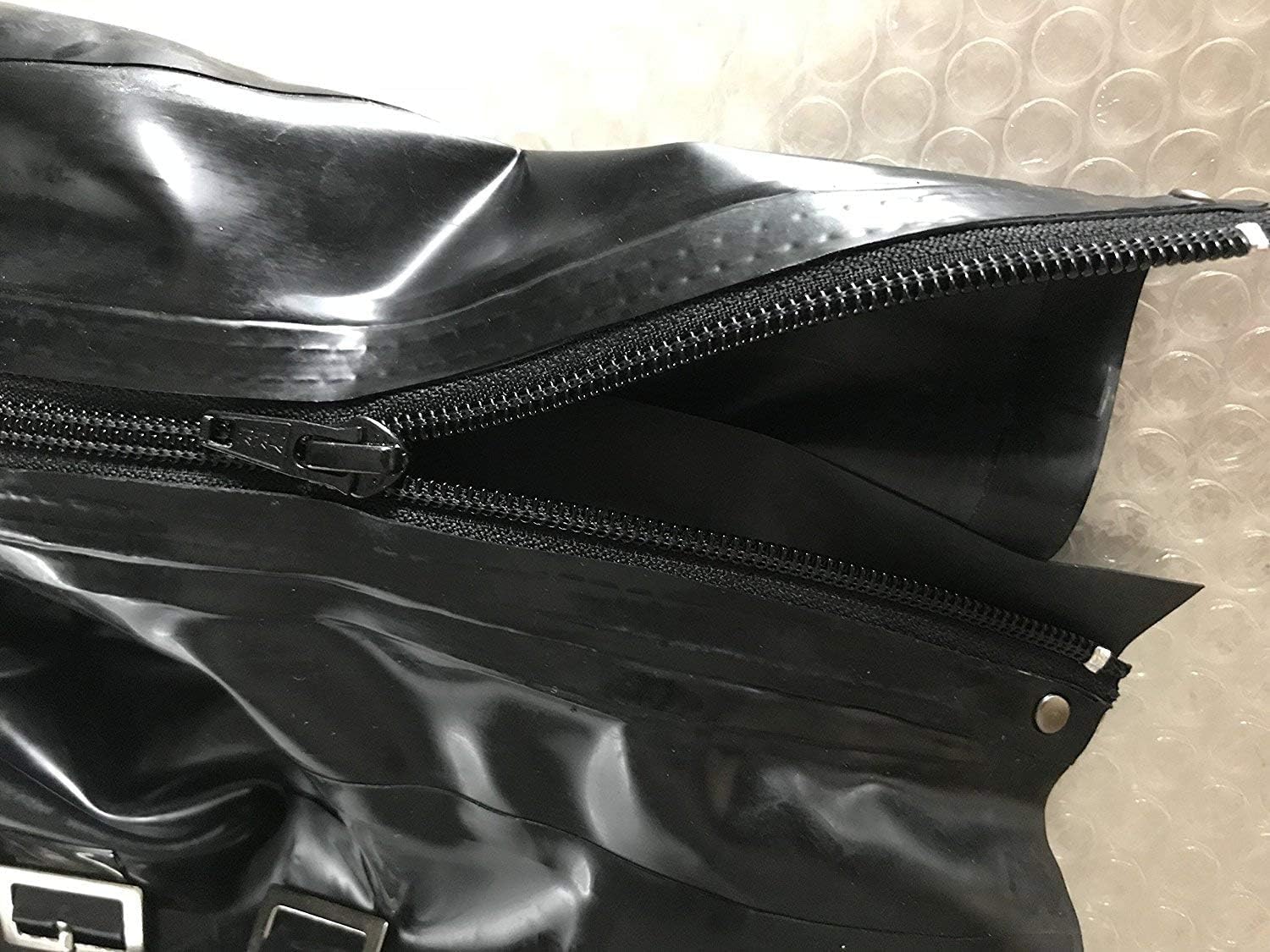 MFMYEE 100% SM Latex Mask Rubber Fetish Complete Erotic Restrictions Bondage Mask (Zipper at the back)